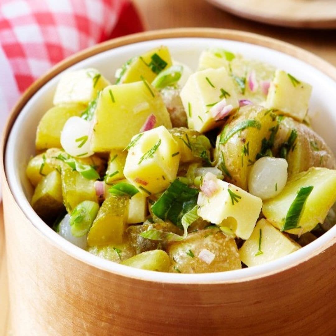 Ensalada de patatas con queso