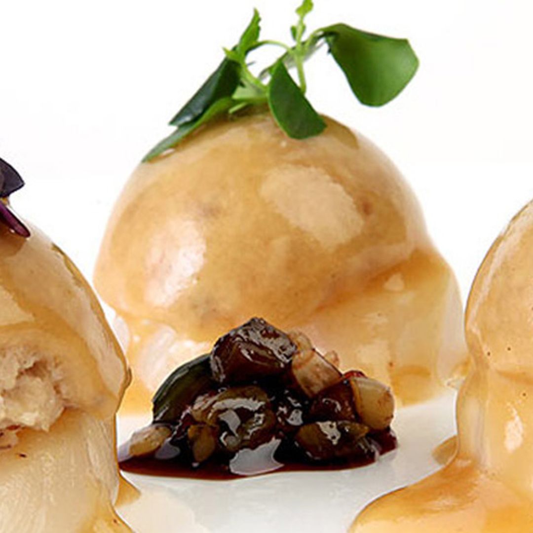 Mar y montaña de conejo y vieira