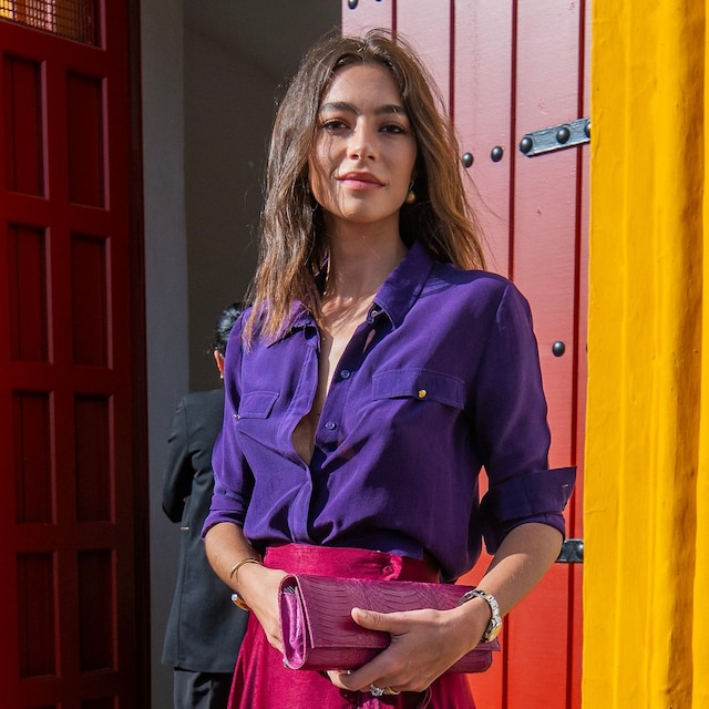 Rocío Crusset en la Maestranza durante la Feria de Abril de Sevilla, 2025