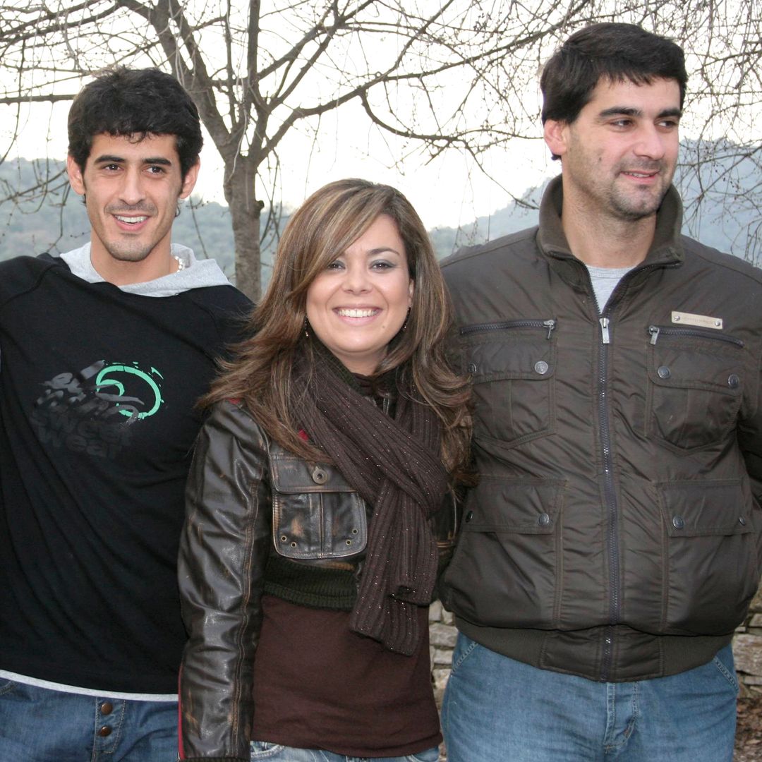 Jesulín de Ubrique con su mujer, María José Campanario, y su hermano, Víctor Janeiro