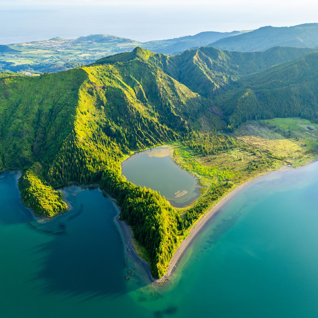 Lago Lagoa do Fogo en Azores (Portugal)