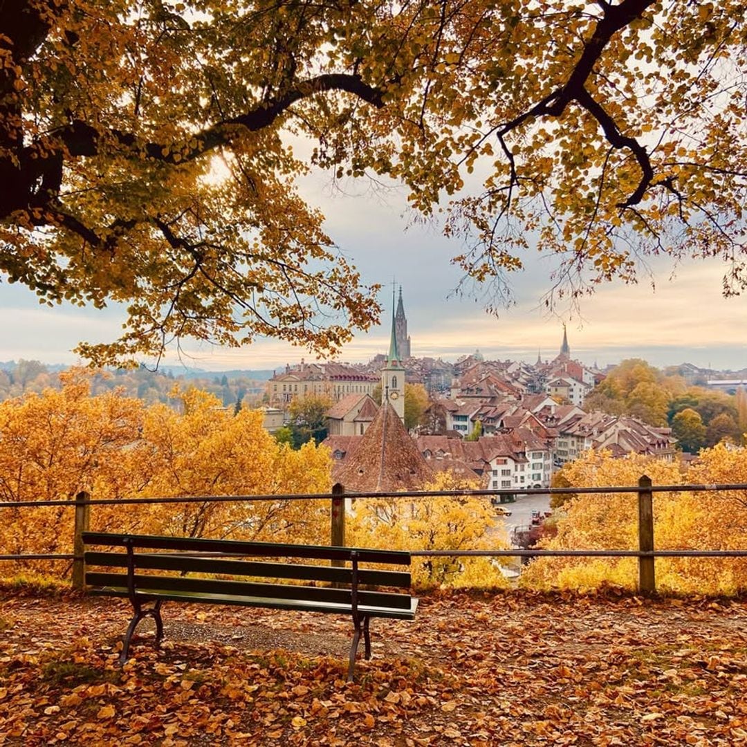 Suiza, Berna, desde Jardín de las Rosas (Rosengarten)