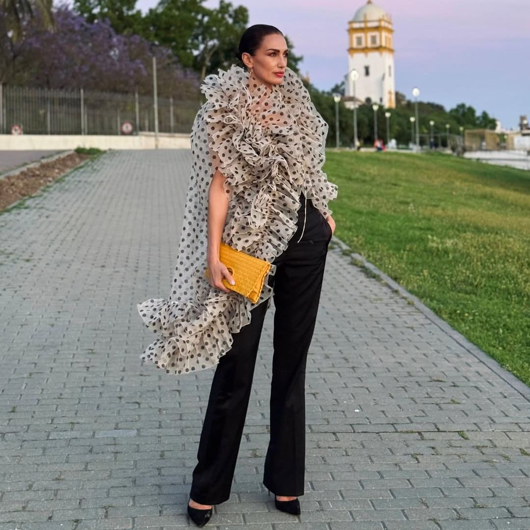 De la pasarela a la Feria de Abril: el increíble look de Nieves Álvarez en Sevilla