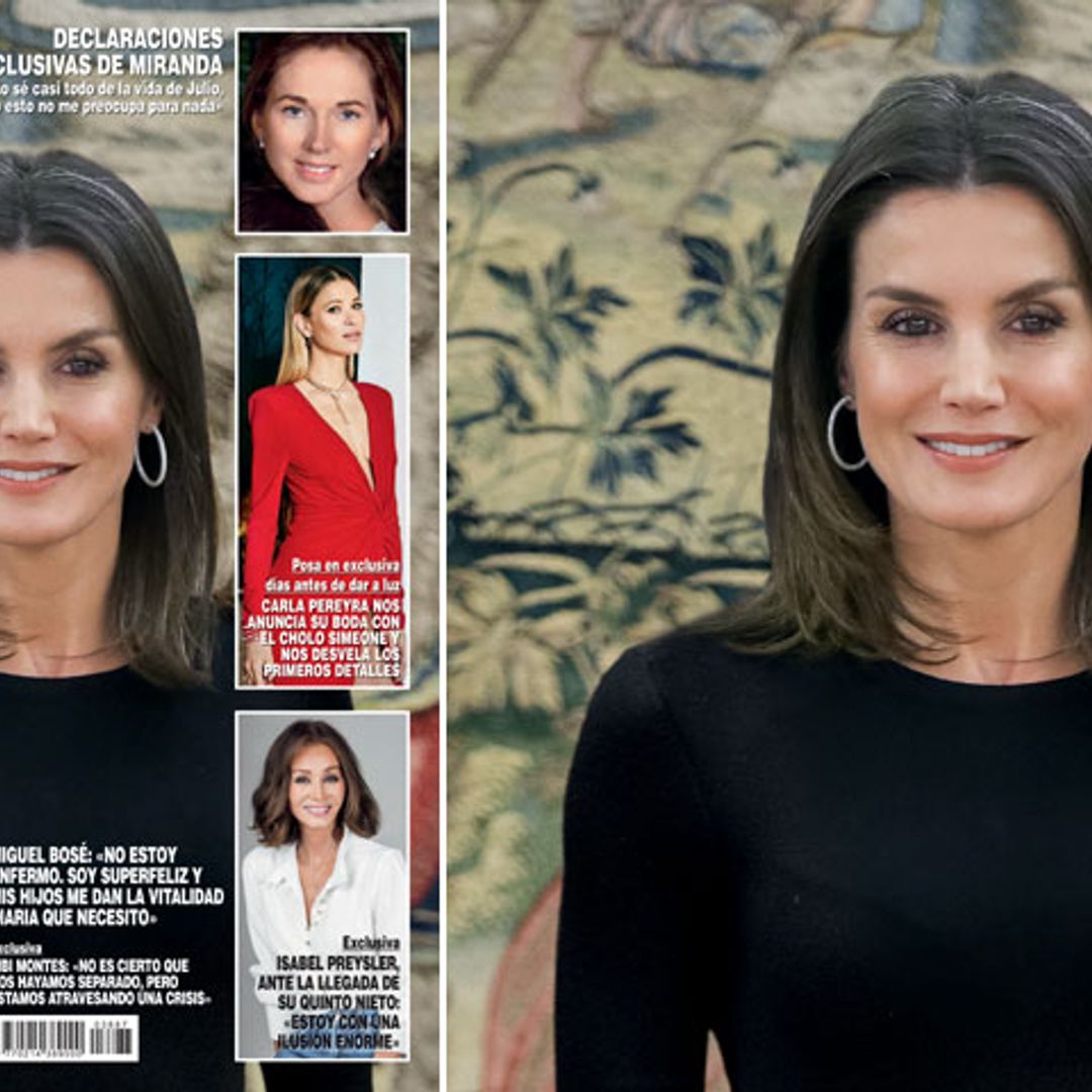 En ¡HOLA!, la reina Letizia apuesta por la naturalidad y presume de canas