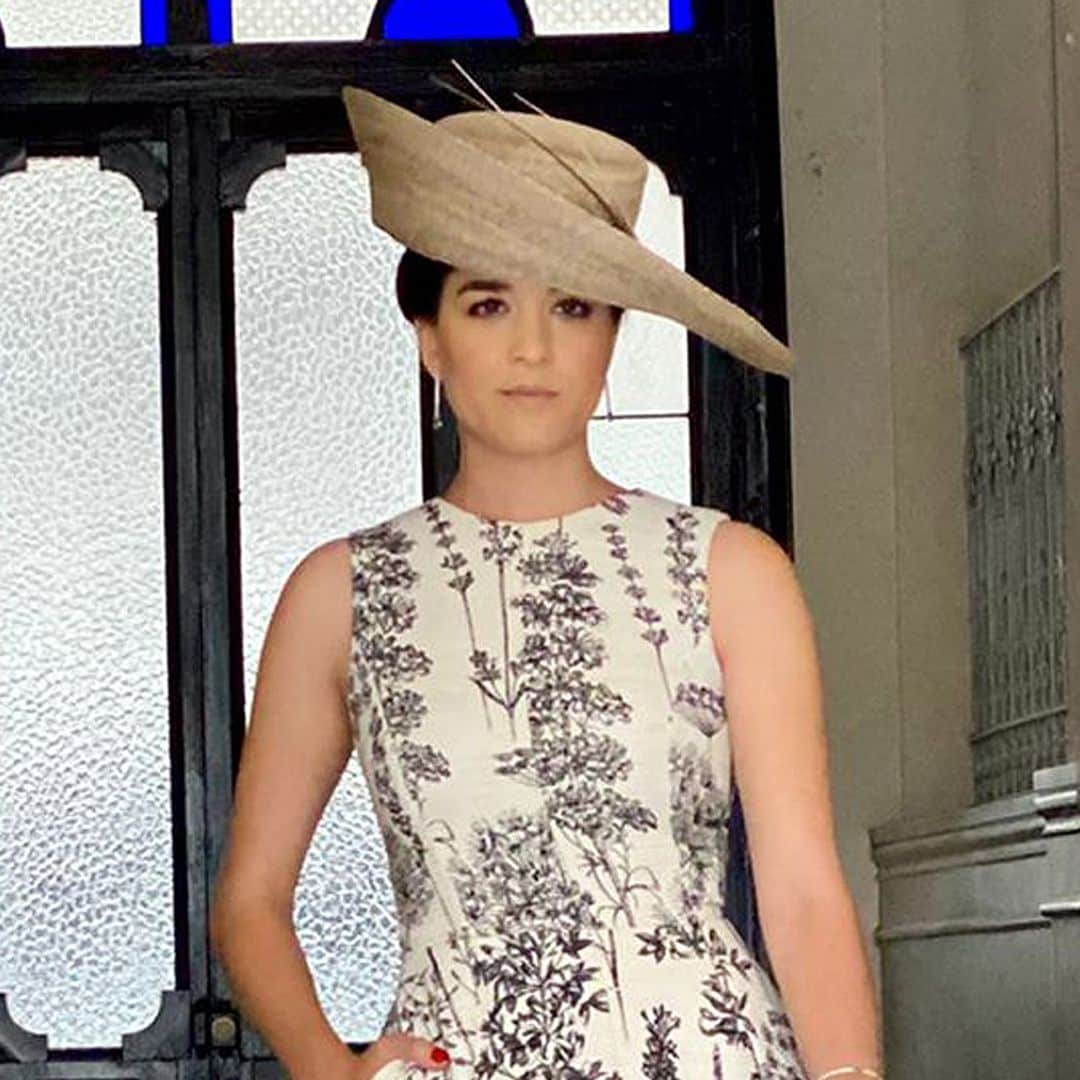 Bárbara Mirjan asiste a la boda de los condes de Osorno, mientras Cayetano Martínez de Irujo continúa hospitalizado