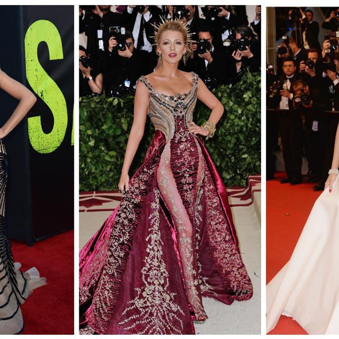 Blake Lively y su glamoroso paso por las ‘red carpets’