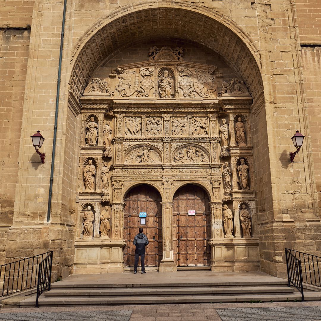 Haro, fachada de la iglesia de Santo Tomás