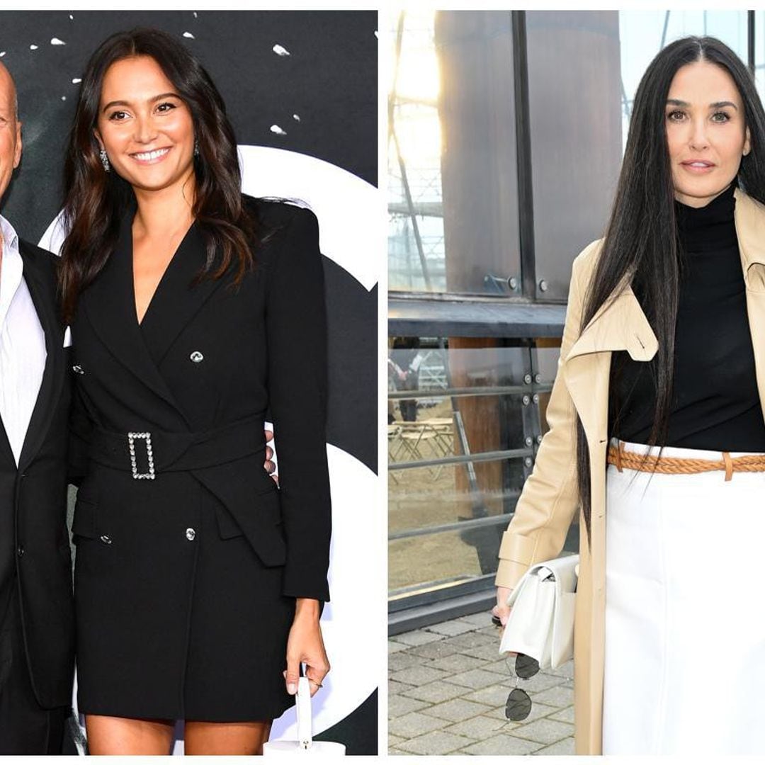 Esposa de Bruce Willis desmiente que Demi Moore se haya mudado a su casa para cuidar del actor