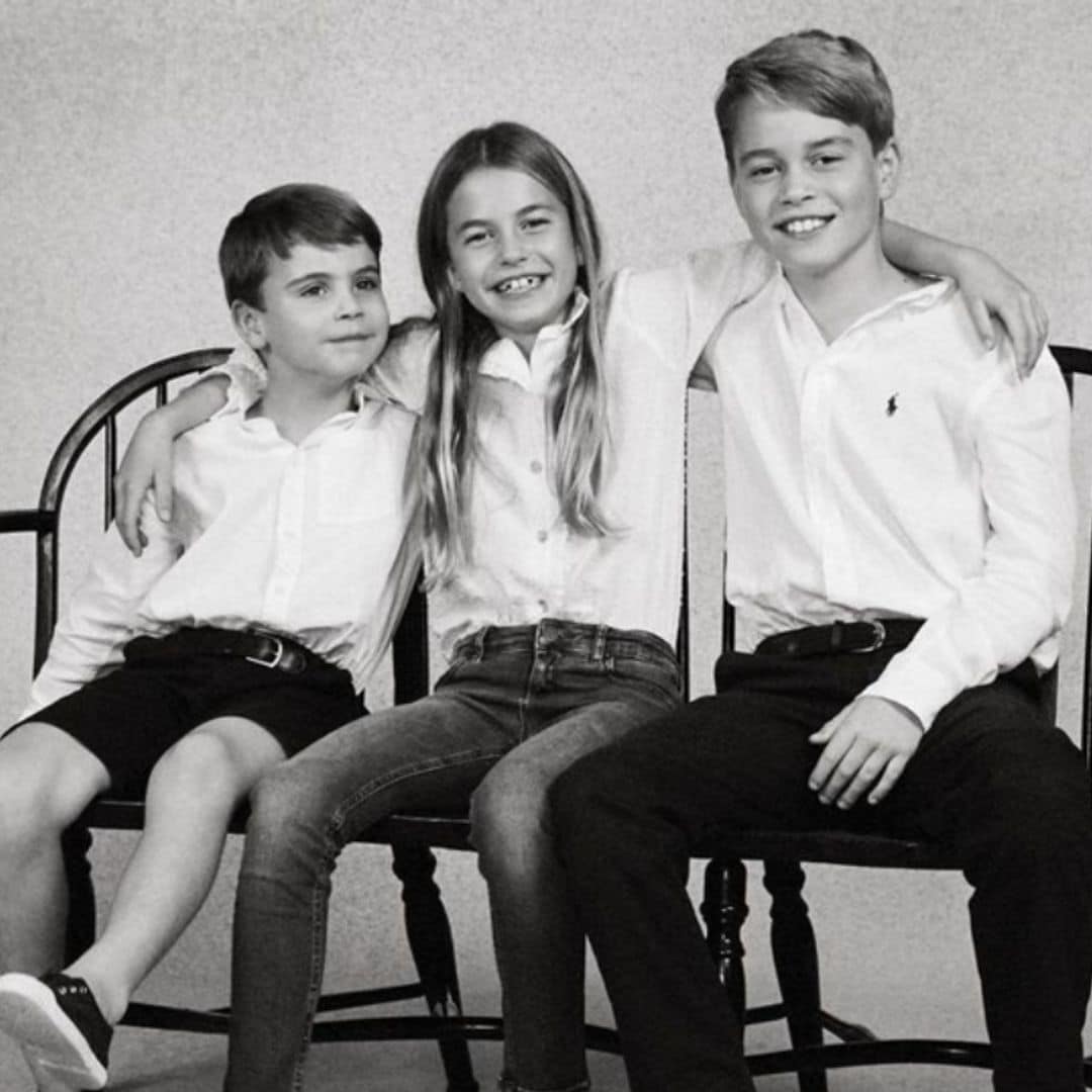 El gran cambio físico de George, Charlotte y Louis a través de todos sus Christmas