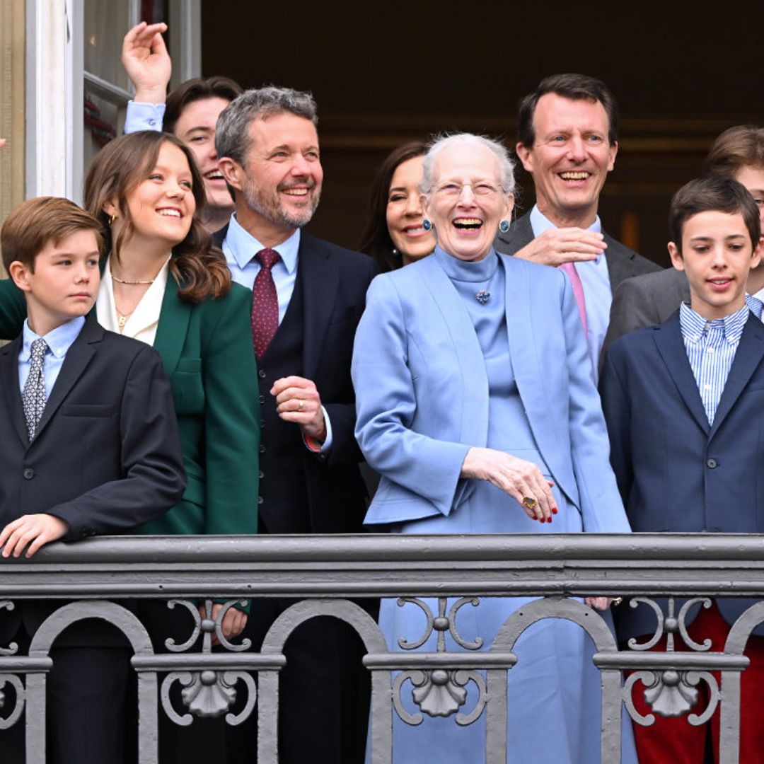 La felicidad de la reina Margarita de Dinamarca al celebrar su 83 cumpleaños arropada por toda su familia