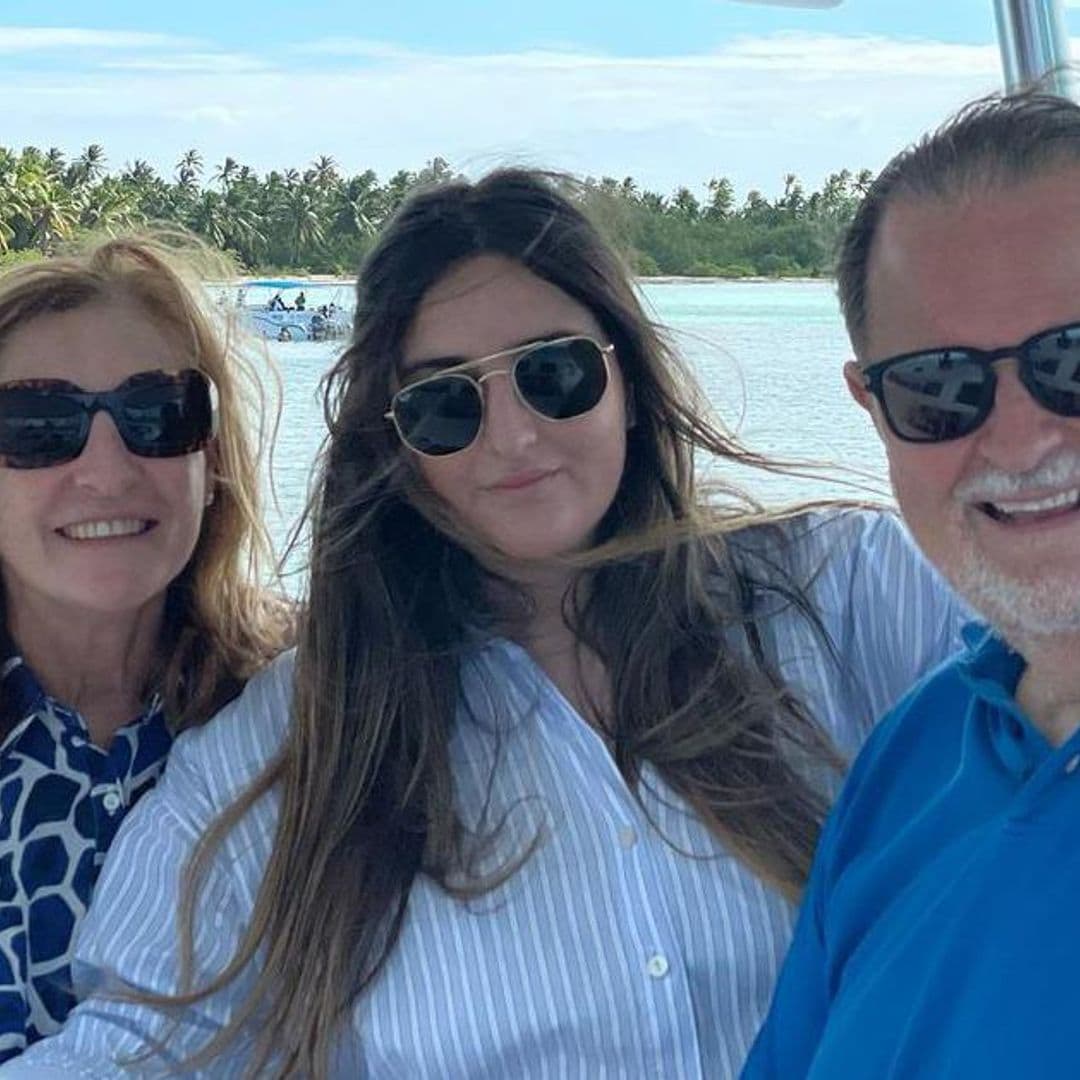Raúl de Molina y su familia disfrutan del paraíso tropical de República Dominicana