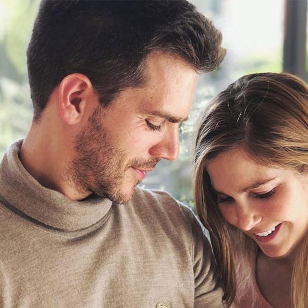Natalia Sánchez y Marc Clotet comparten la primera foto de familia con su hija