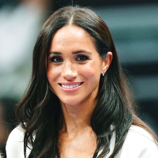 The Duchess of Sussex watching children on the basketball court at the Merkur Spiel-Arena during the Invictus Games in Dusseldorf, Germany. Picture date: Wednesday September 13, 2023. (Photo by Jordan Pettitt/PA Images via Getty Images)