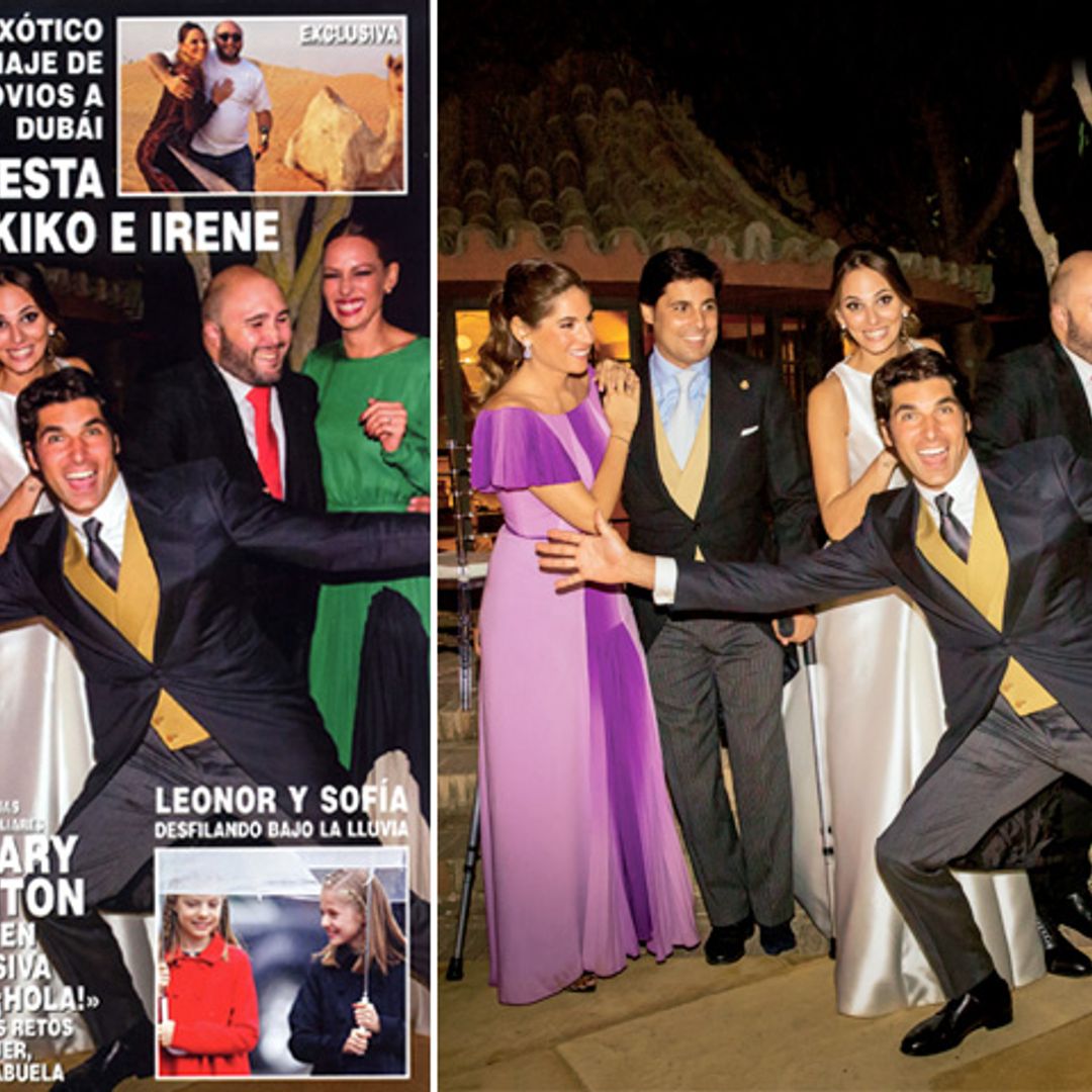 En ¡HOLA!, la divertida fiesta de la boda de Kiko Rivera e Irene Rosales