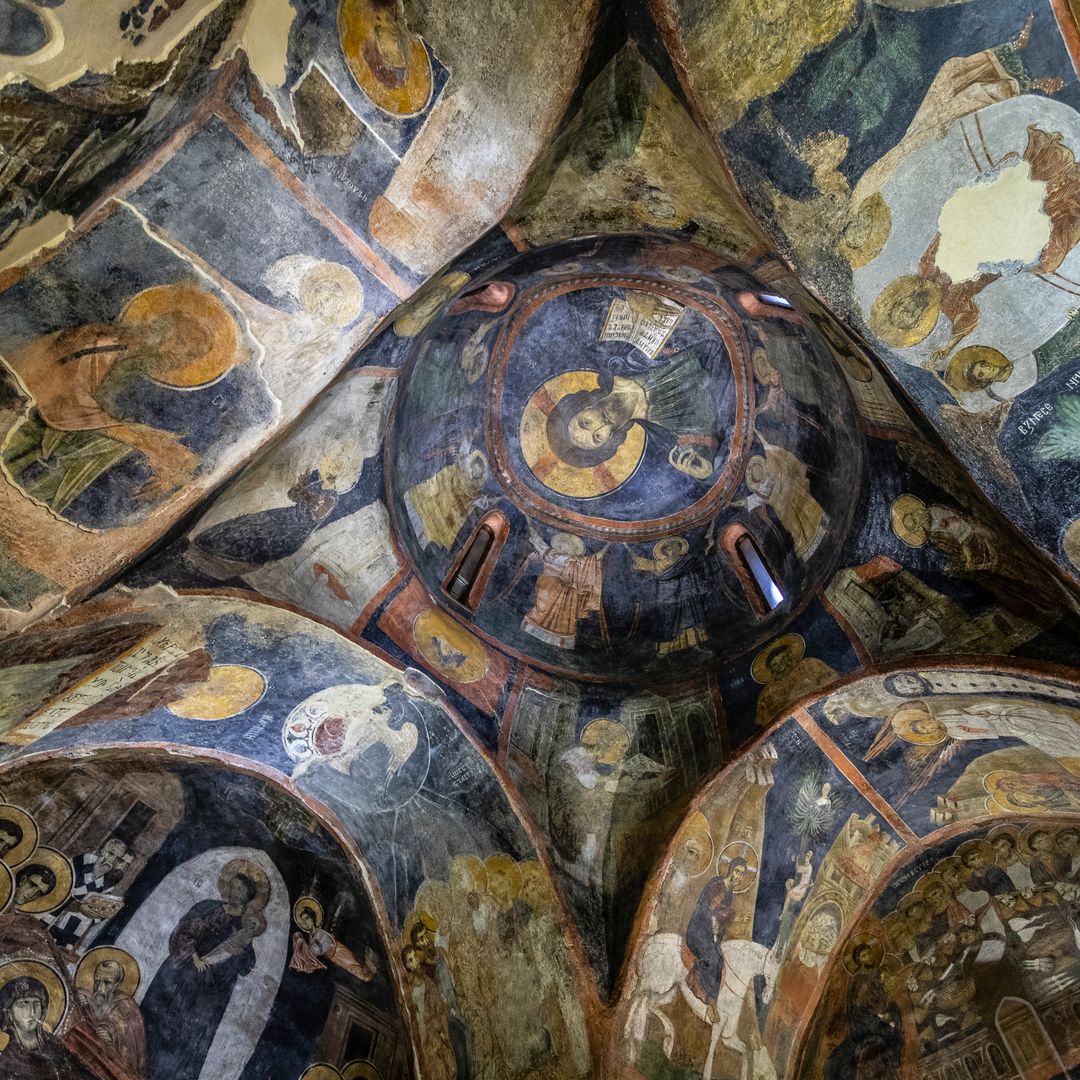 Iglesia medieval Boyana, Patrimonio de la Humanidad de la Unesco, viista obligada cerca de Sofía, la capital búlgara