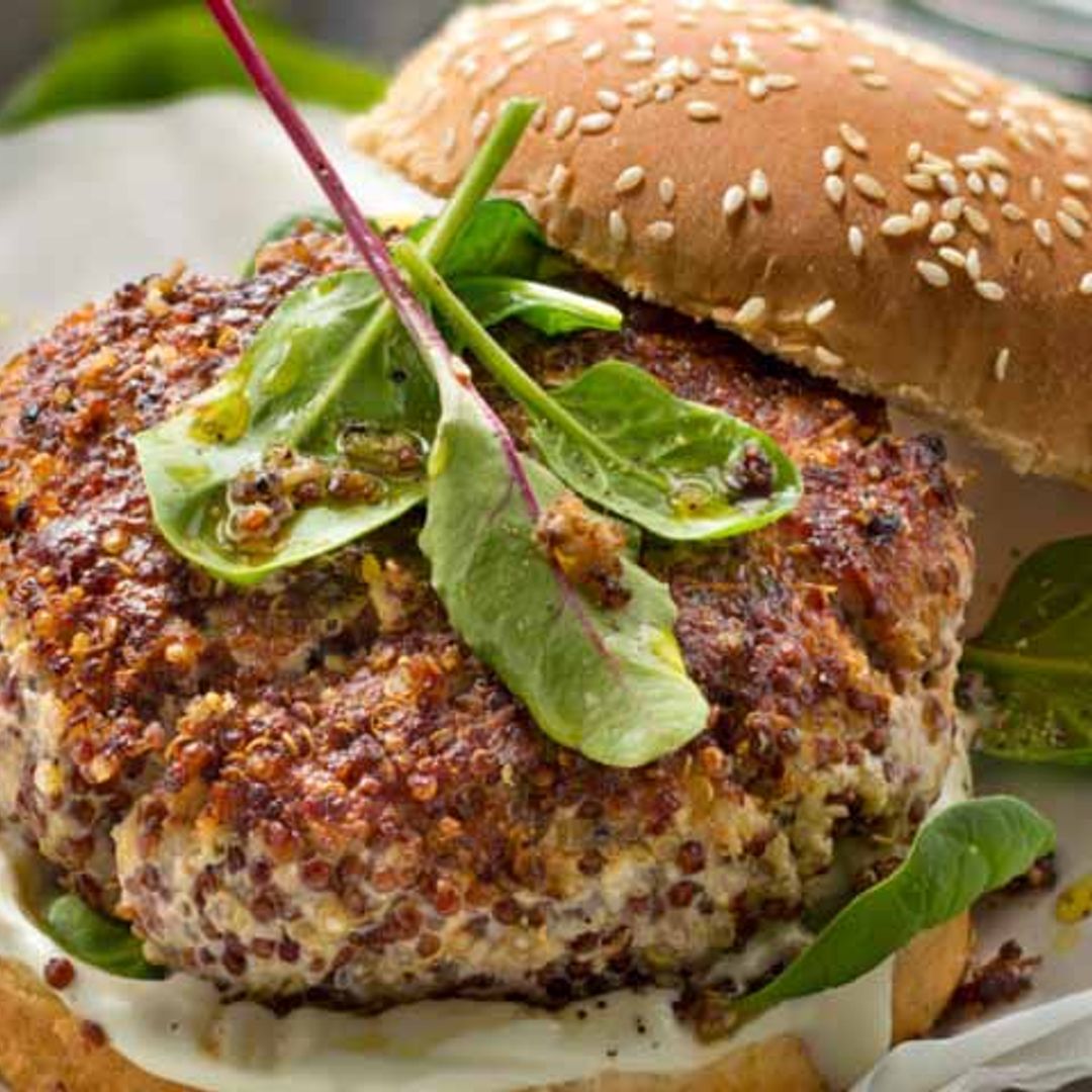 Hamburguesa de ternera con quinoa