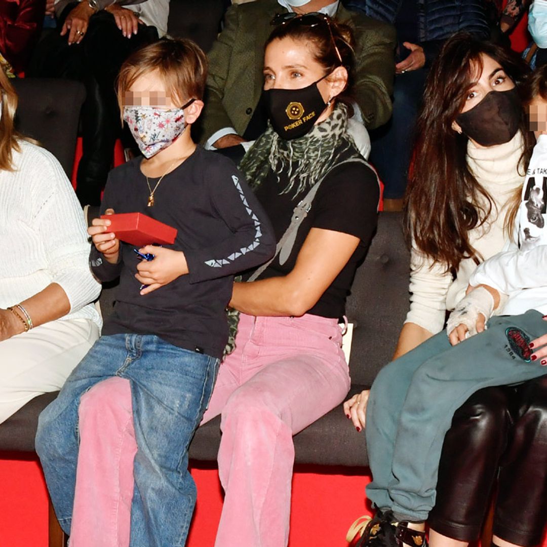 Circo, reencuentro con amigas ¡y roscón! Elsa Pataky y sus hijos exprimen su visita a Madrid