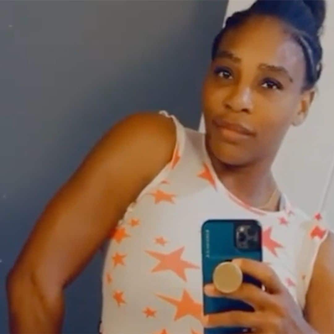 Serena Williams le 'roba' la camiseta... ¡a su hija Olympia!