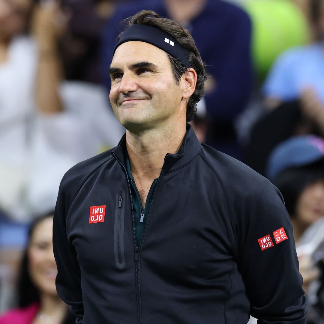 La imagen familiar que ha marcado la gran noche de Roger Federer: sus gemelas de 17 años y sus gemelos de 12