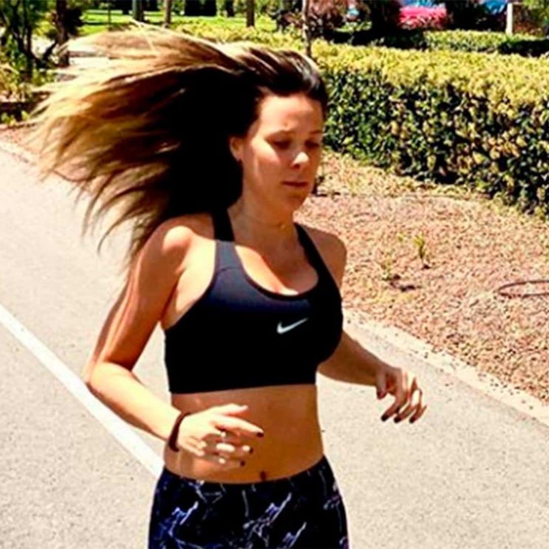 Lorena Gómez muestra cómo se pone en forma tras ser mamá