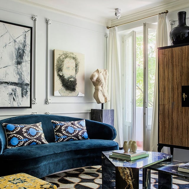 piso elegante con mucho arte fabian niguez hola decoracion