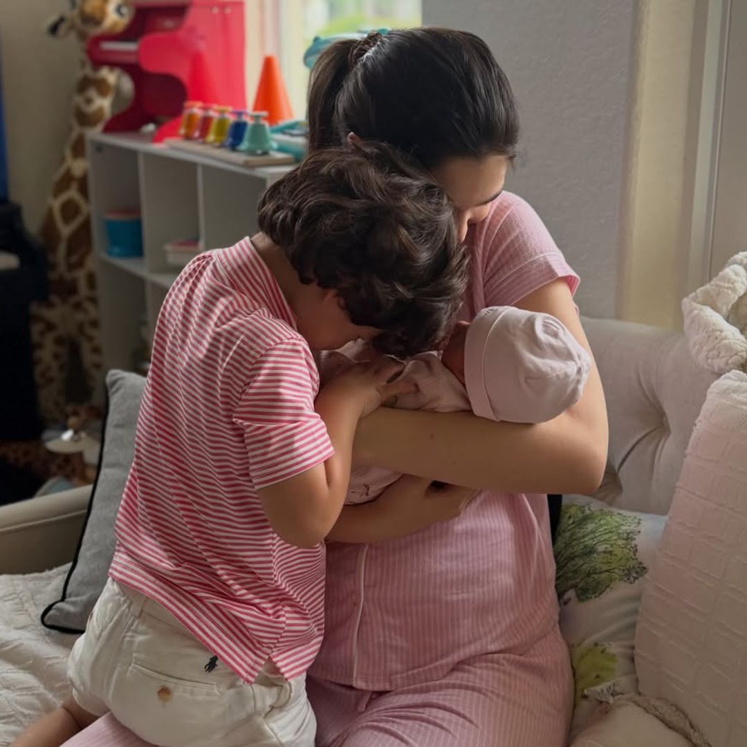 Nadia Ferreira muestra la tierna declaración de amor de su hijo Marquito a su hermanita Myla