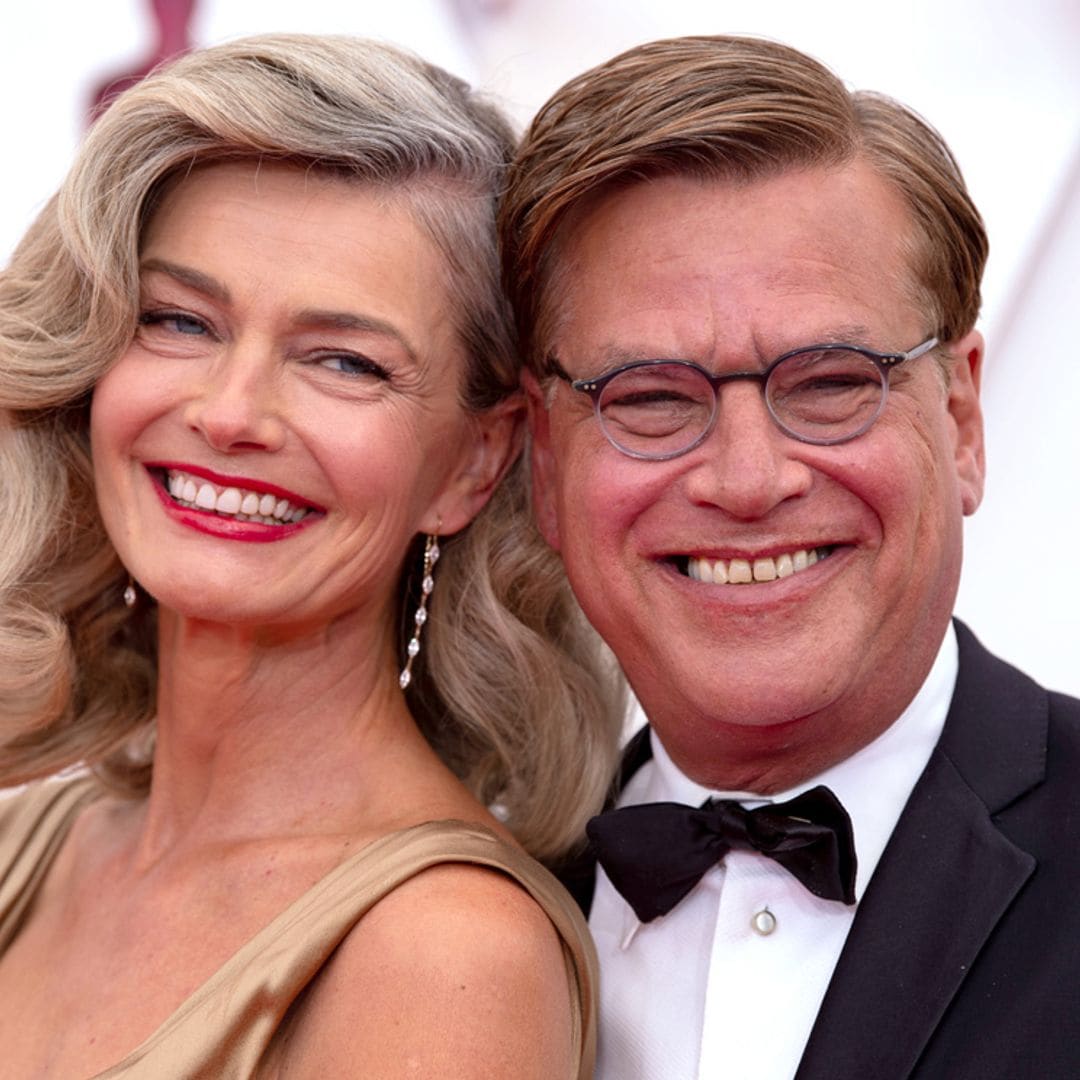 ¡Nueva pareja en Hollywood! Aaron Sorkin y Paulina Porizkova dan la campanada en los Oscar