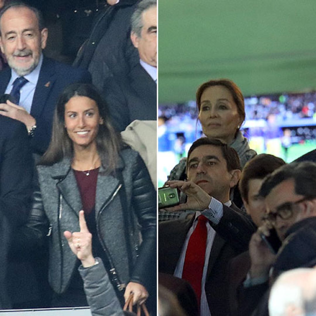 Isabel Preysler y Ana Boyer... ¡al fútbol, mejor en pareja!