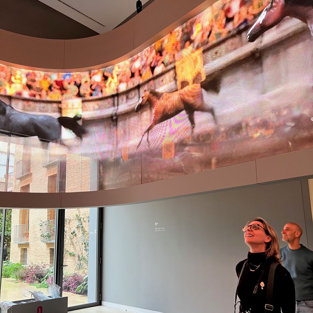 Left in Dust, la instalación del artista británico Mat Collishaw, inspirada en el hallazgo de restos del antiguo circo romano de Valencia