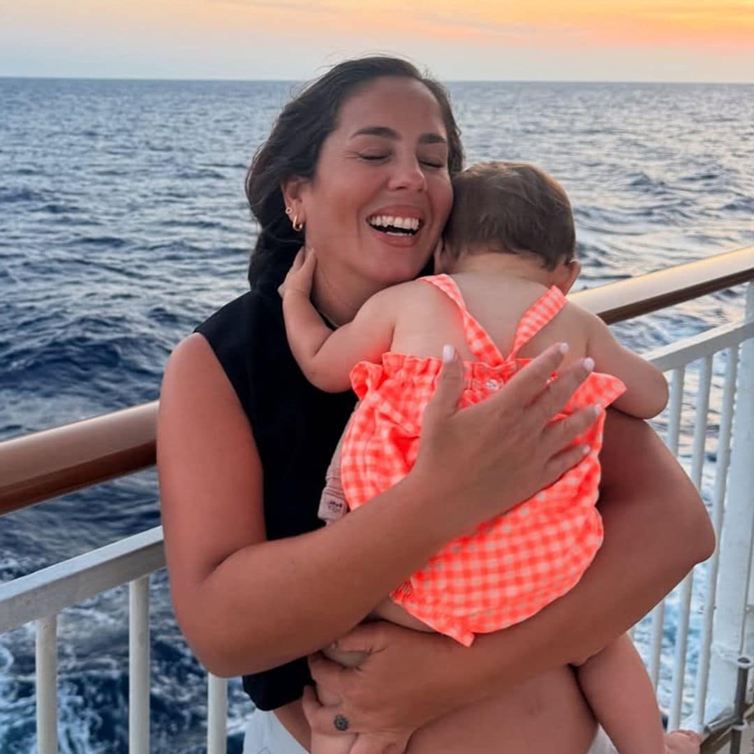 El adorable vídeo de Alma, la hija de Anabel Pantoja, al ver a su tía abuela Isabel en televisión