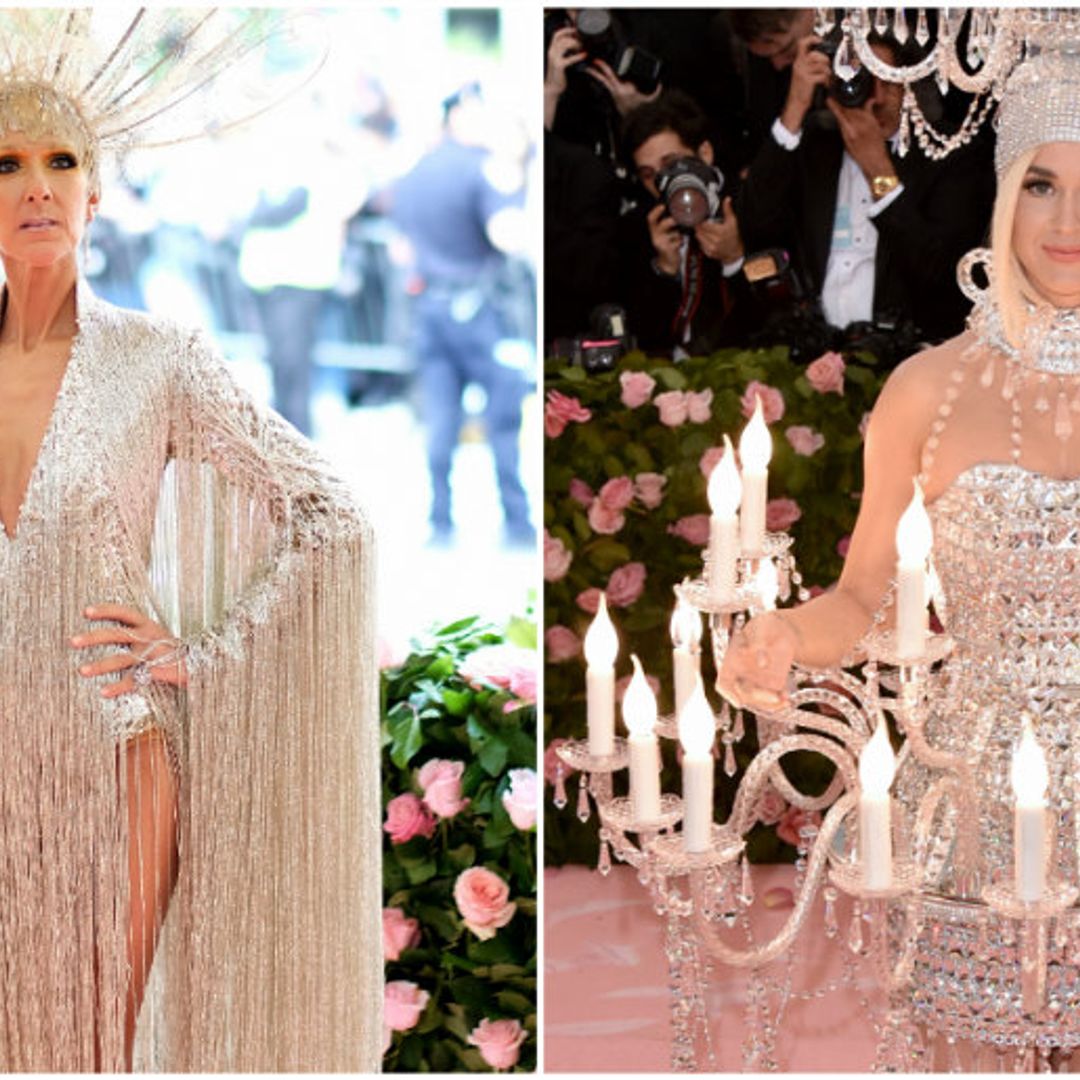 Katy Perry y Celine Dion se saludan con un tierno besito durante la MET Gala