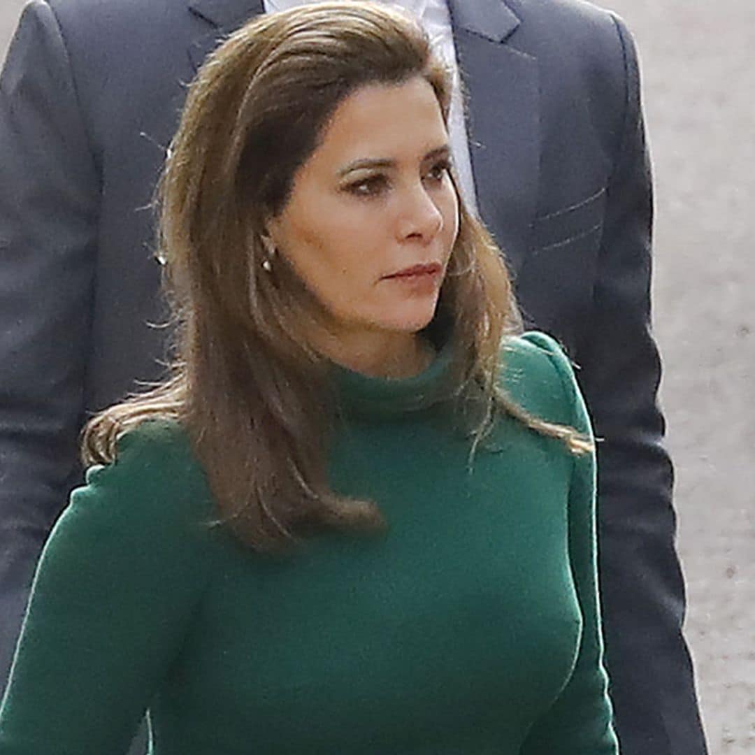Primeras imágenes del juicio de la princesa Haya y el emir de Dubái