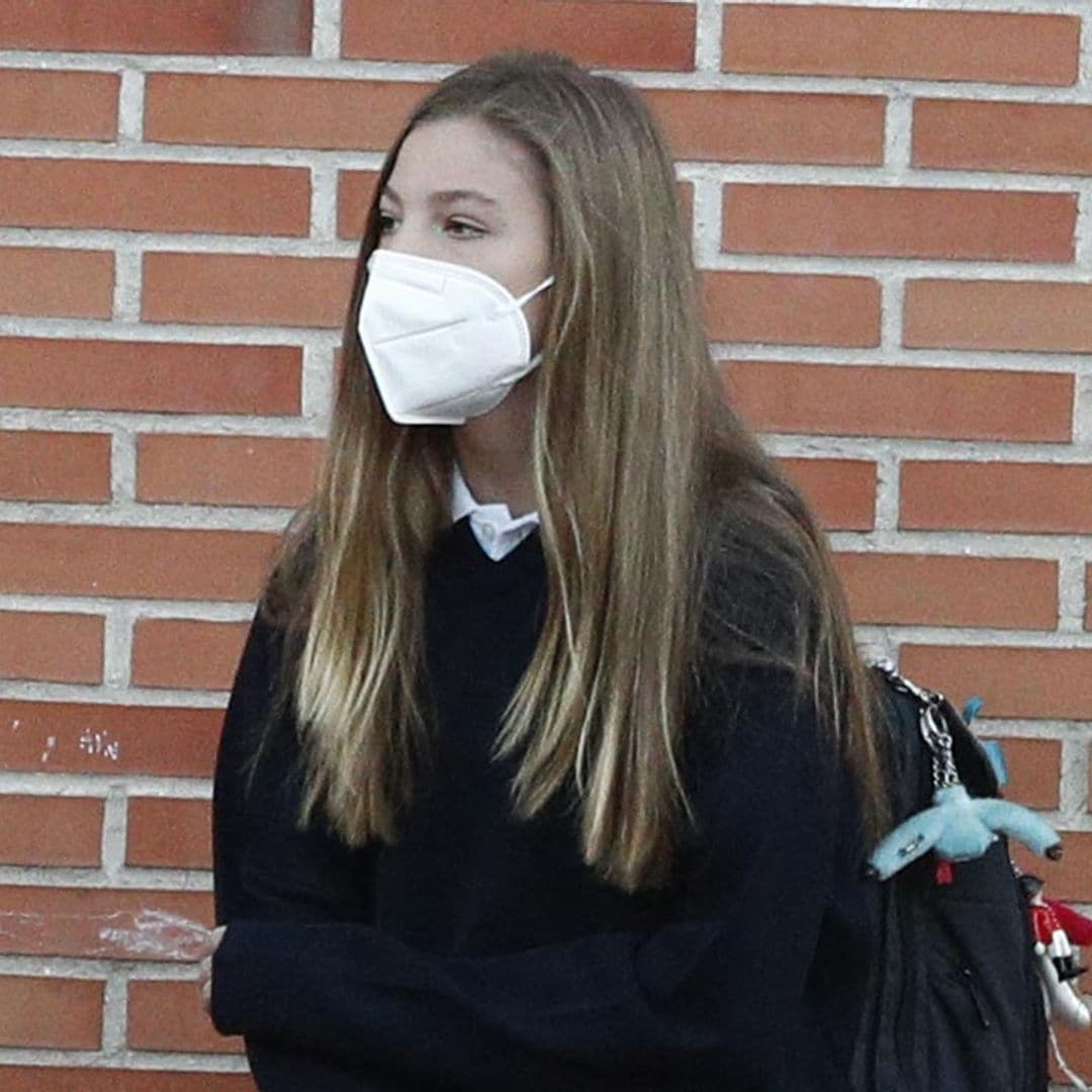 La infanta Sofía arranca un curso marcado por la ausencia de su hermana Leonor