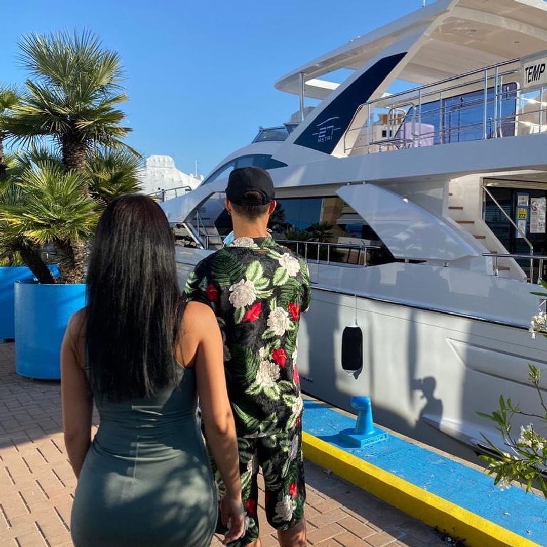 Cristiano Ronaldo, Georgina Rodríguez y su yate