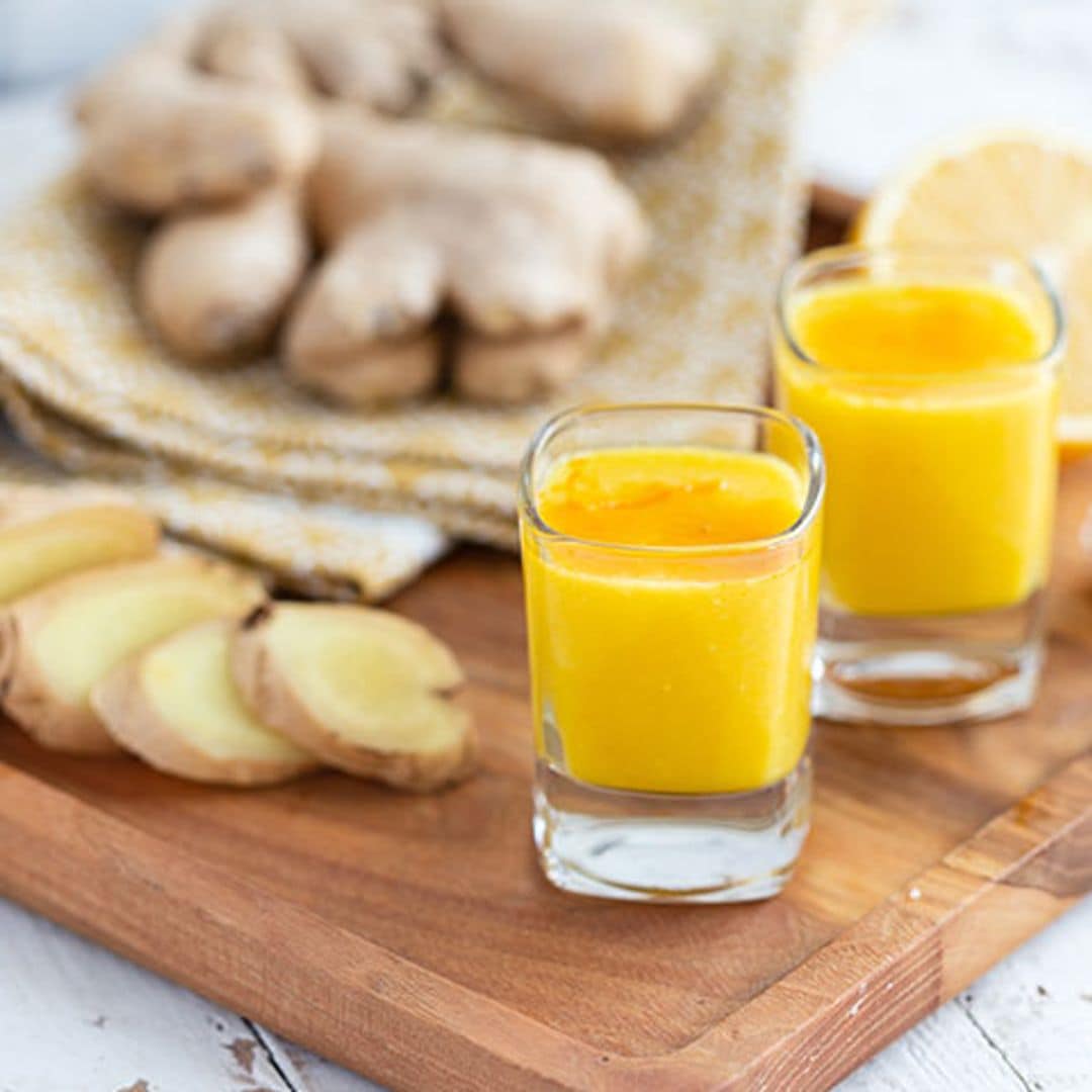 'Shot' de limón y jengibre