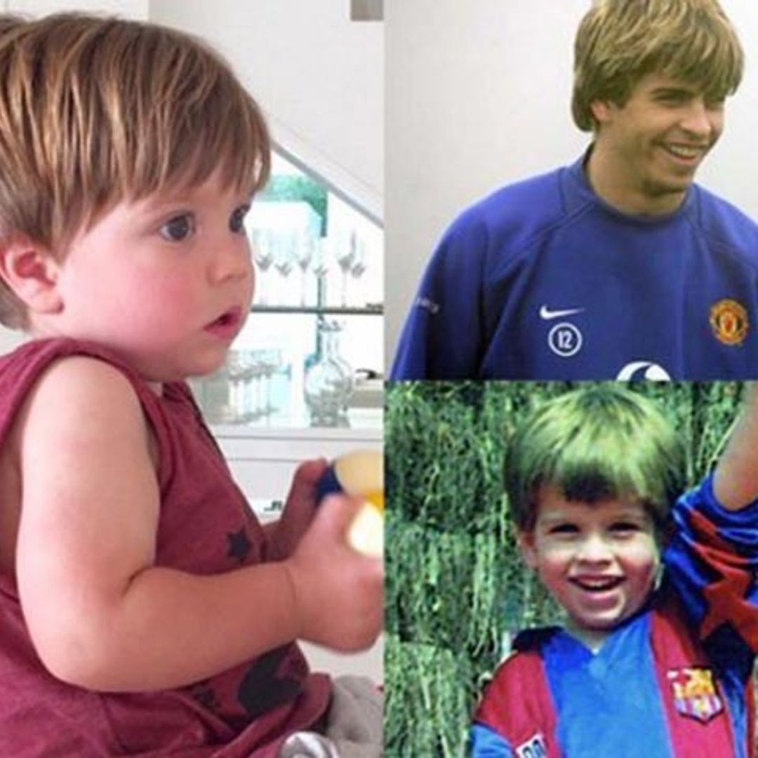 ¡Idéntico a papá! El impresionante parecido de Gerard Piqué y su hijo Sasha