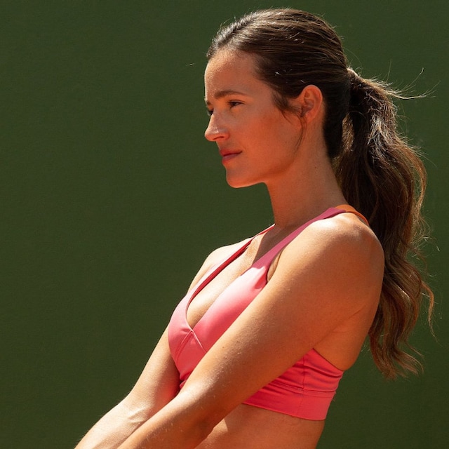 malena costa entrenamiento antes de un desfile