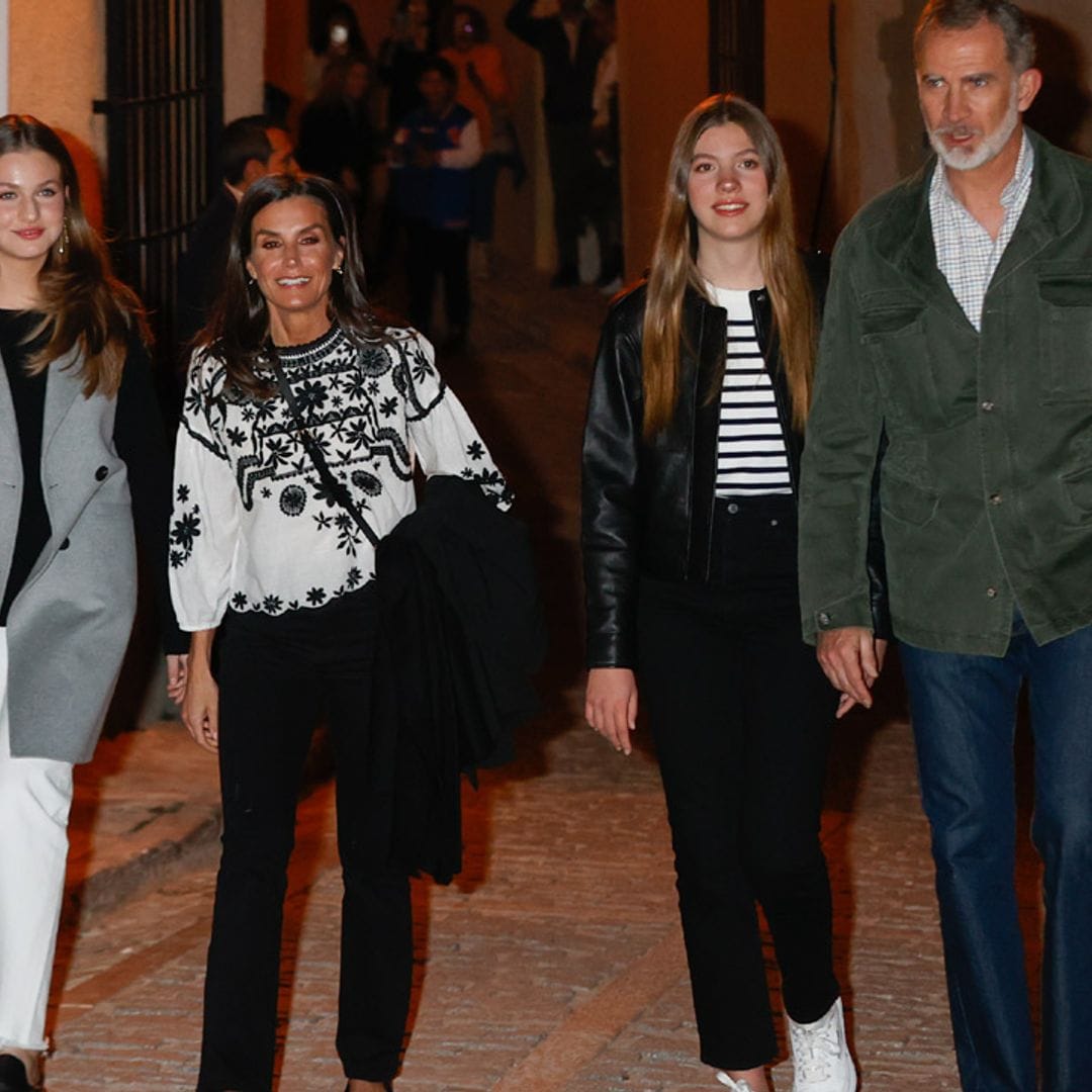 Así ha cambiado la Semana Santa de los Reyes y sus hijas: de Palma a Chinchón
