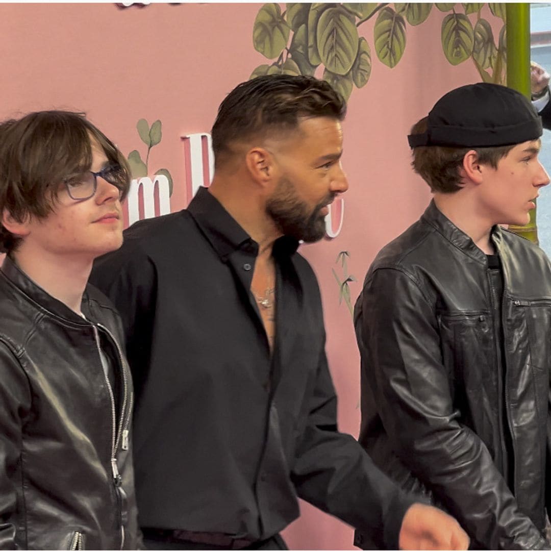 Ricky Martin presume a sus hijos Valentino y Matteo: ‘Ya están más altos que yo’