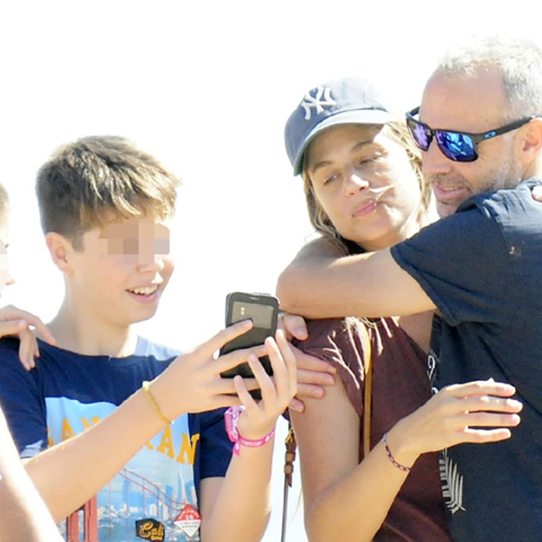 Las imágenes más familiares de Martina Klein y Álex Corretja con sus hijos