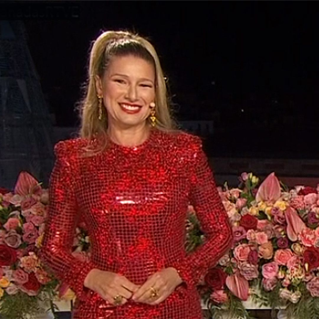 Anne Igartiburu, fiel a su estilo (y a Lorenzo Caprile) en las campanadas de Nochevieja