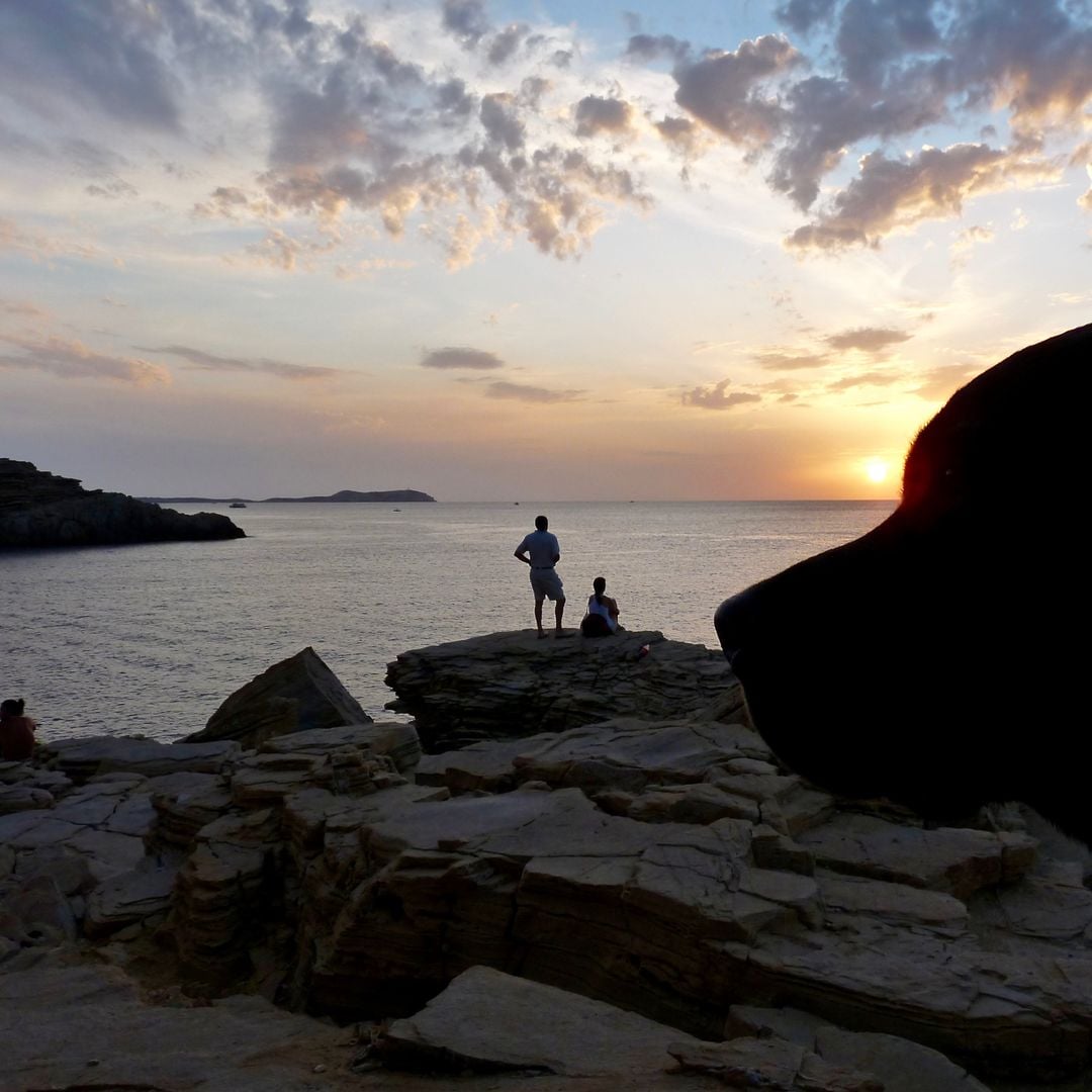 Atardecer en la isla de Ibiza