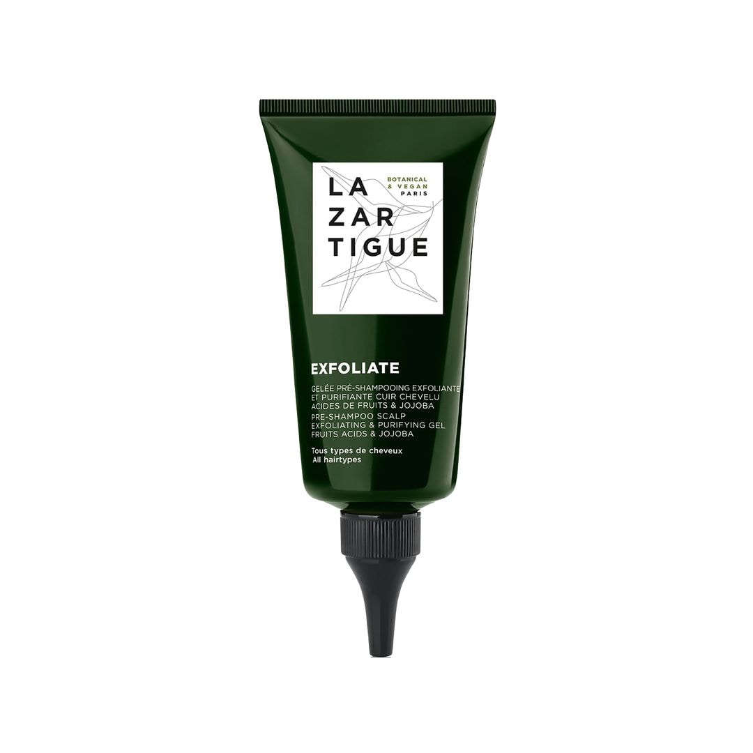 Con ácidos de frutas: gel Exfoliate (32 €), de Lazartigue