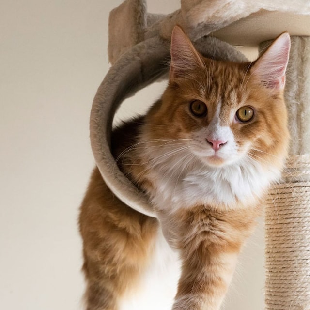 istock gato arbol