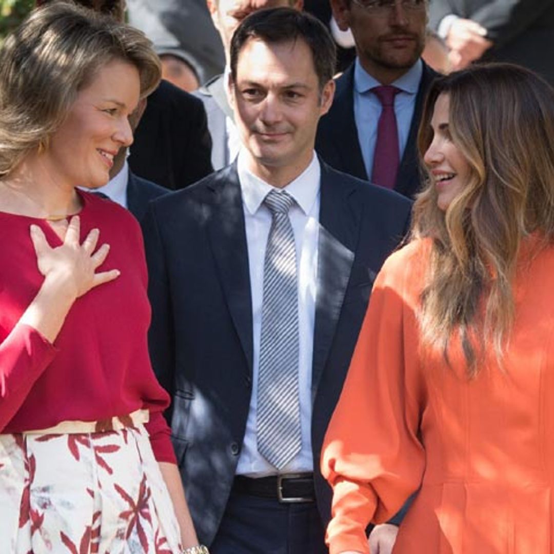 Rania de Jordania, la mejor 'guía' para Matilde de Bélgica