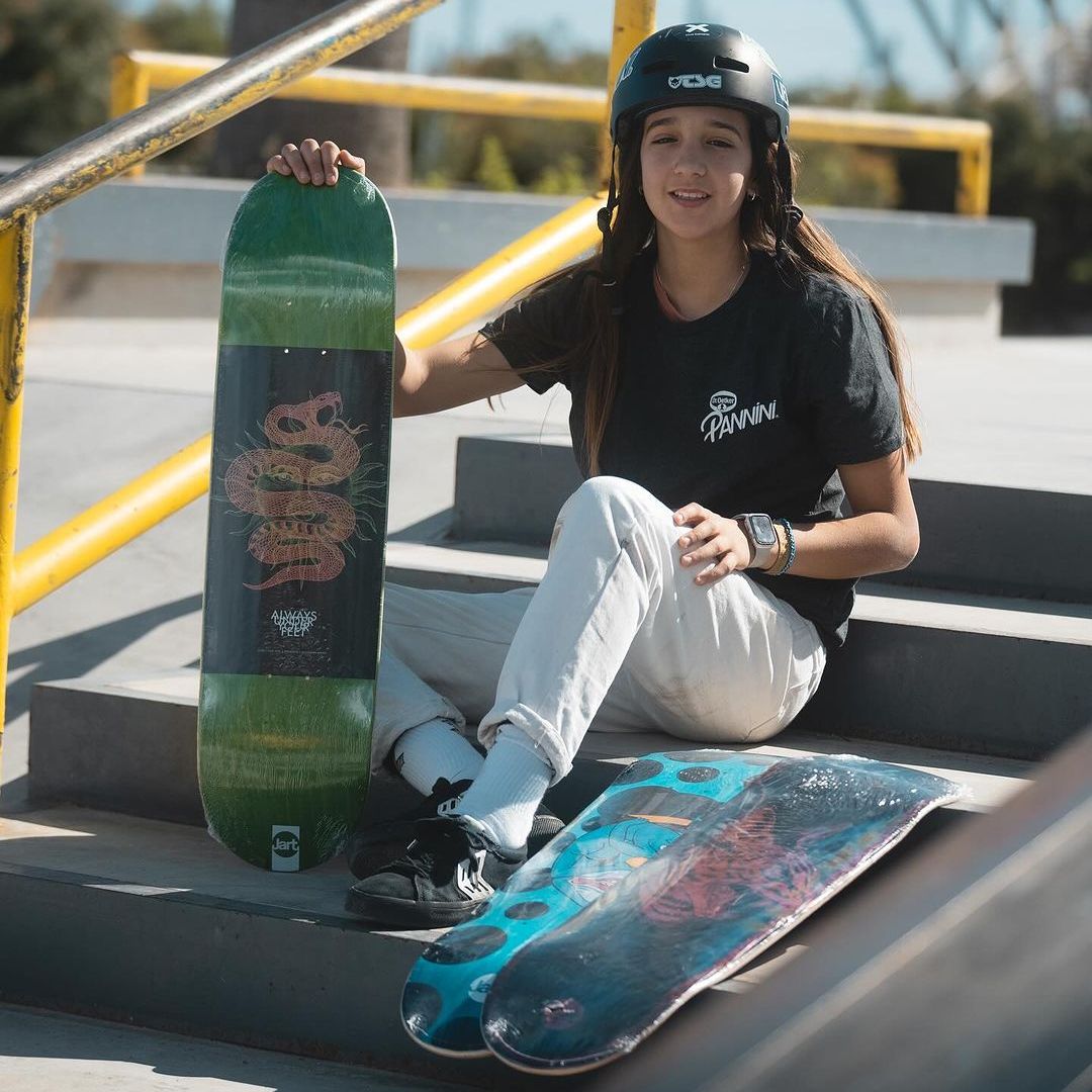 Estas son las cuatro atletas más jóvenes de los Juegos Olímpicos 2024, ¡y todas son de skate!