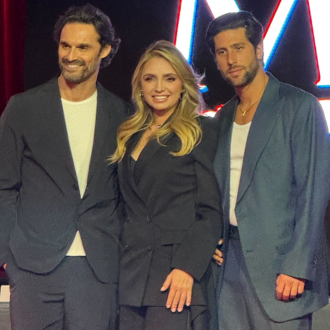 Iván Sánchez, Angélica Rivera y Diego Klein, protagonistas de 'Con esa mirada'