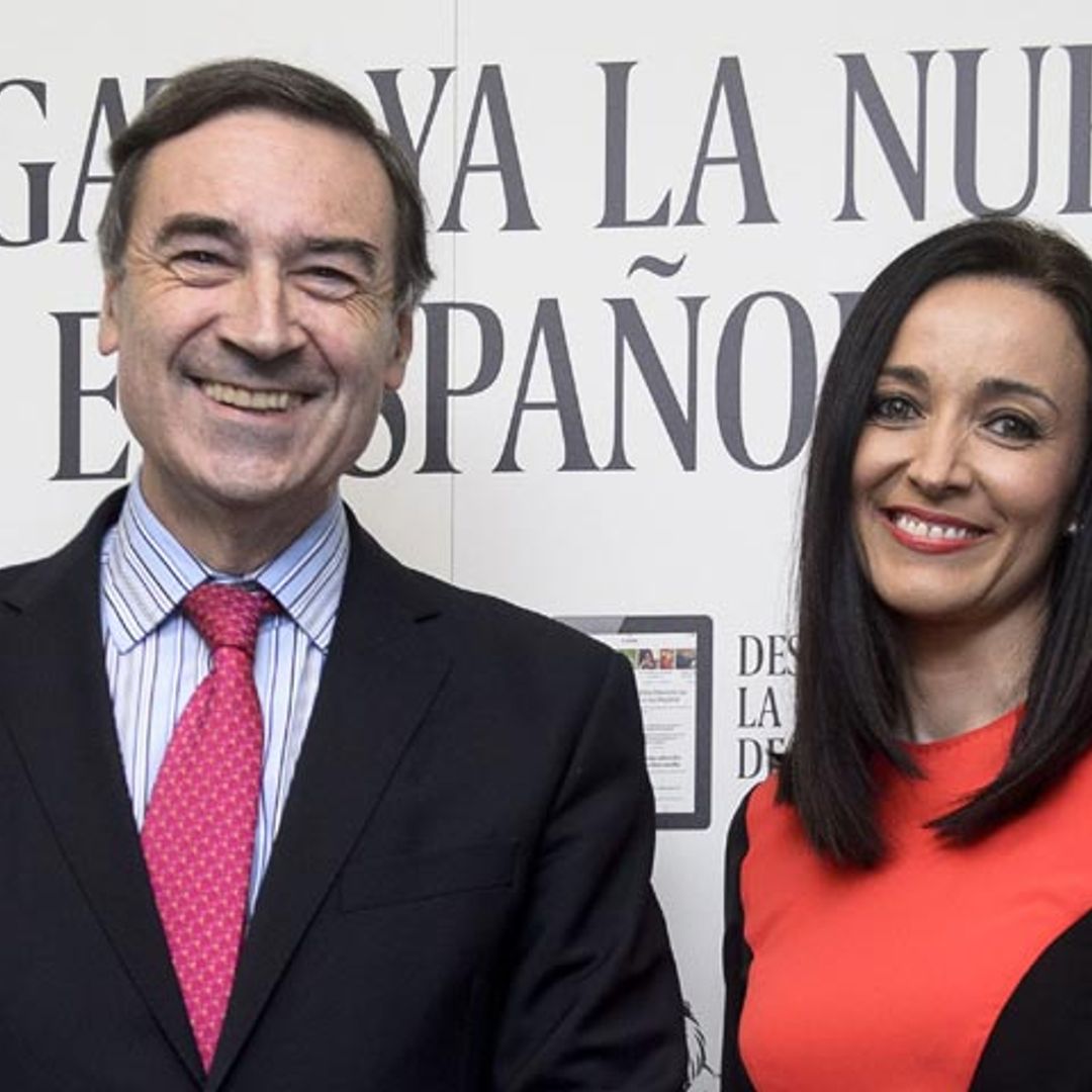 Pedro J. Ramírez posa por primera vez en un evento público con Cruz Sánchez de Lara
