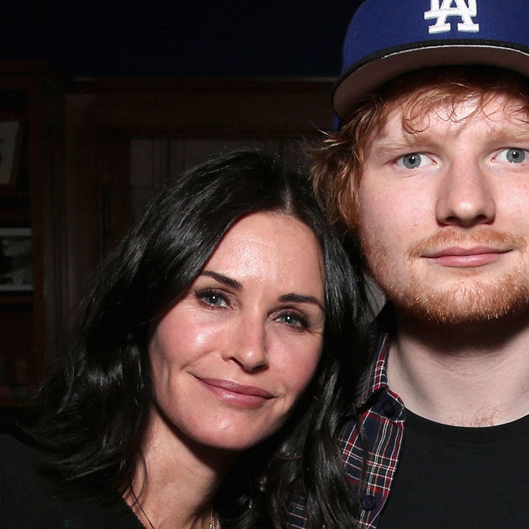 Ed Sheeran se reivindica como bailarín junto a Courteney Cox y la coreografía más conocida de 'Friends'