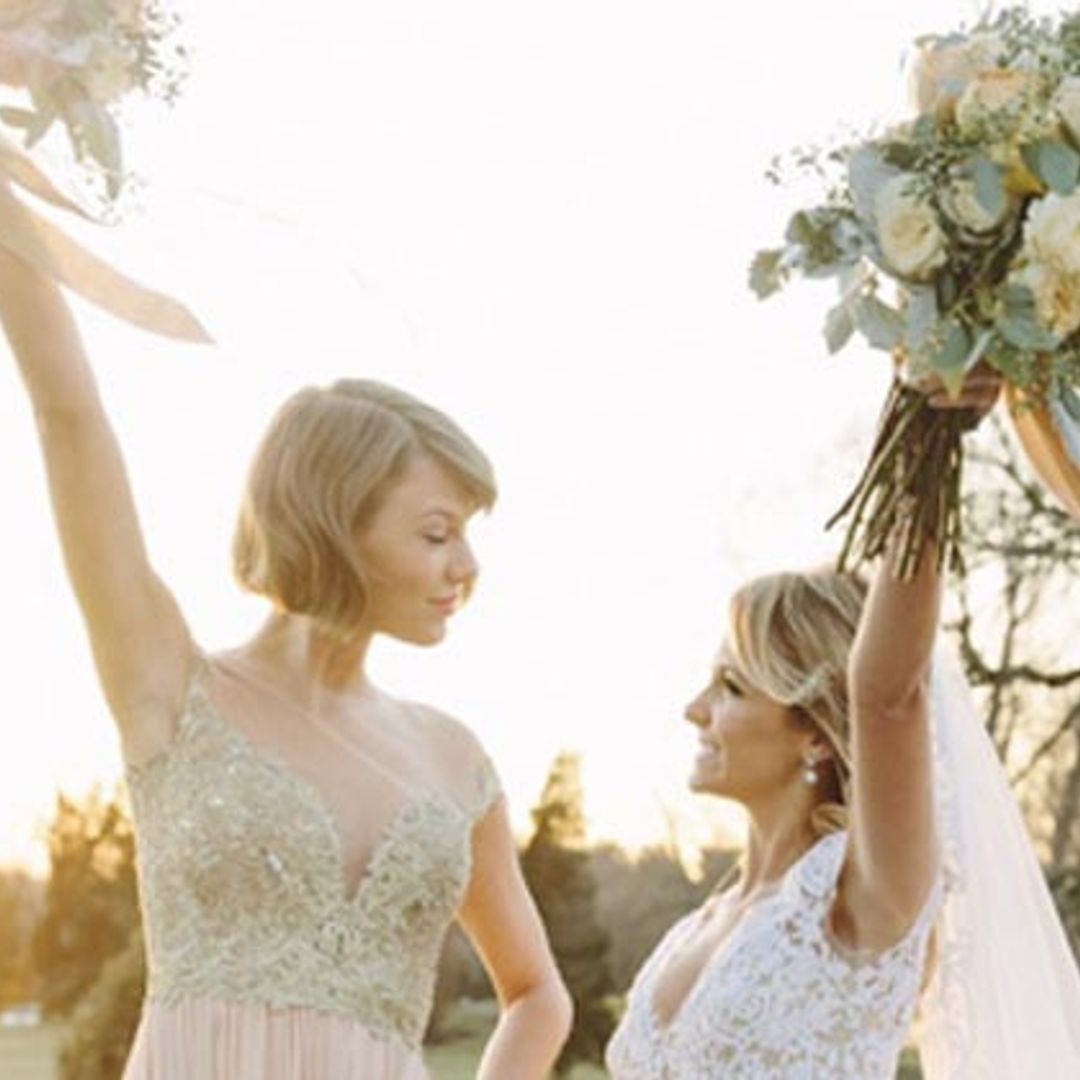 Taylor Swift tan guapa y protagonista como la novia